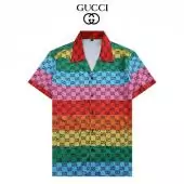 chemise bowling en viscose avec detail gg s_a4b607